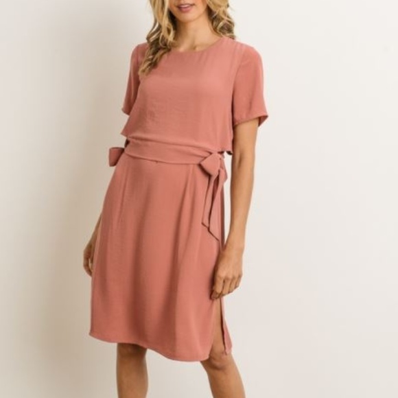 Dresses & Skirts - Front Tie Midi Dress